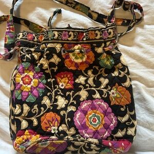 Vera Bradley Multicolor Floral Quilted Shoulder Bag